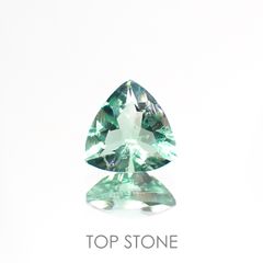 フローライト フルオレッセンス(宝石名フルオライト)イギリス・ロジャリー鉱山産 1.1ct 識別済[211113778]6.8x6.9mm前後