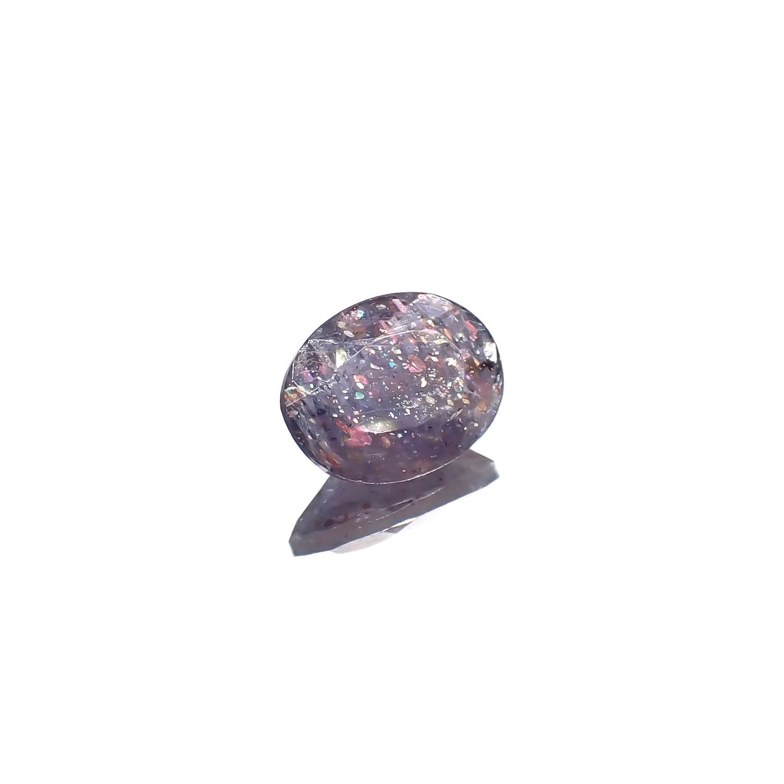 ブラッドショットアイオライト インド産 1.41ct[230622534]9.3x7.1mm前後