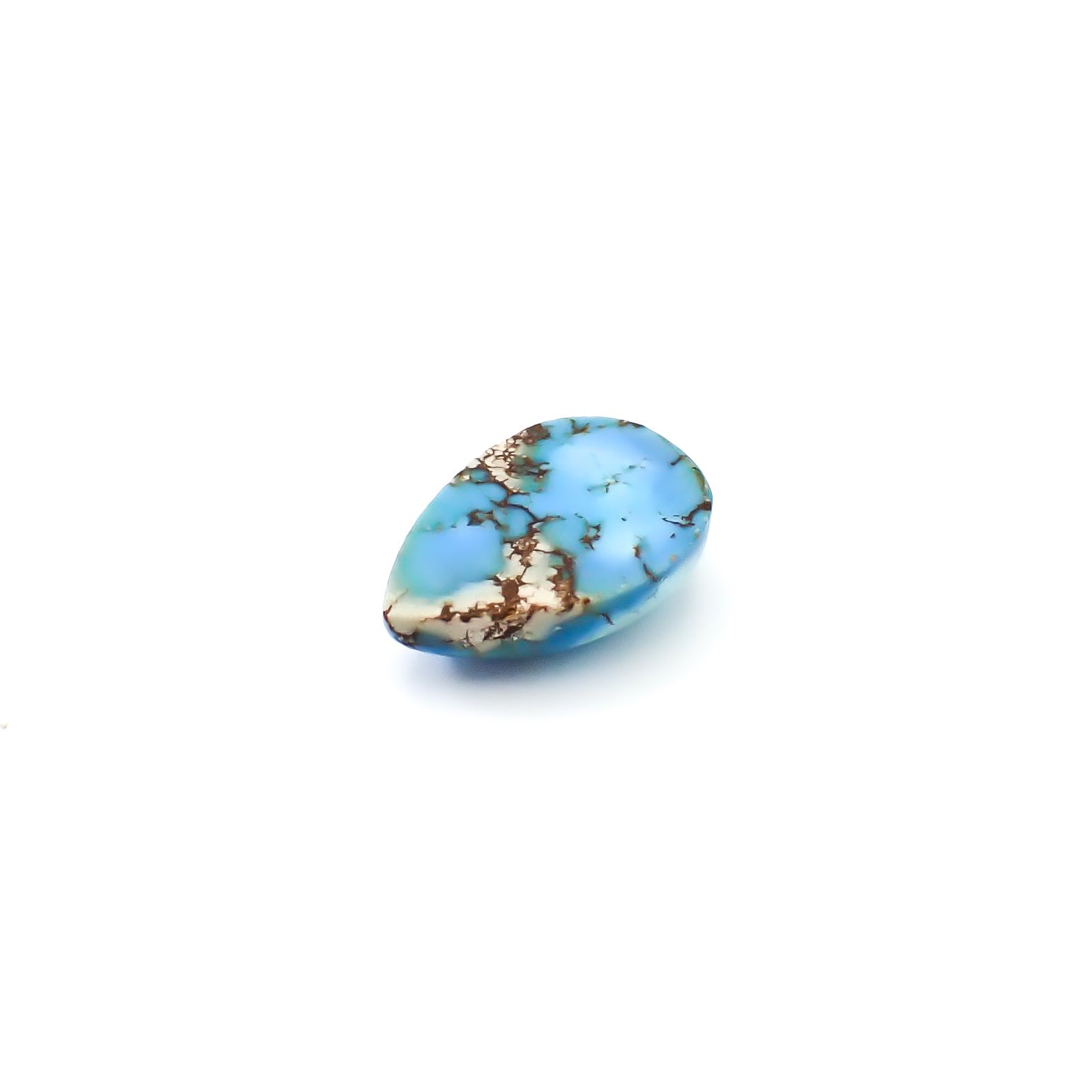 ターコイズ カザフスタン・ゴールデンヒル鉱山産 2.46ct / 11.9x7.9mm前後 [260632397]