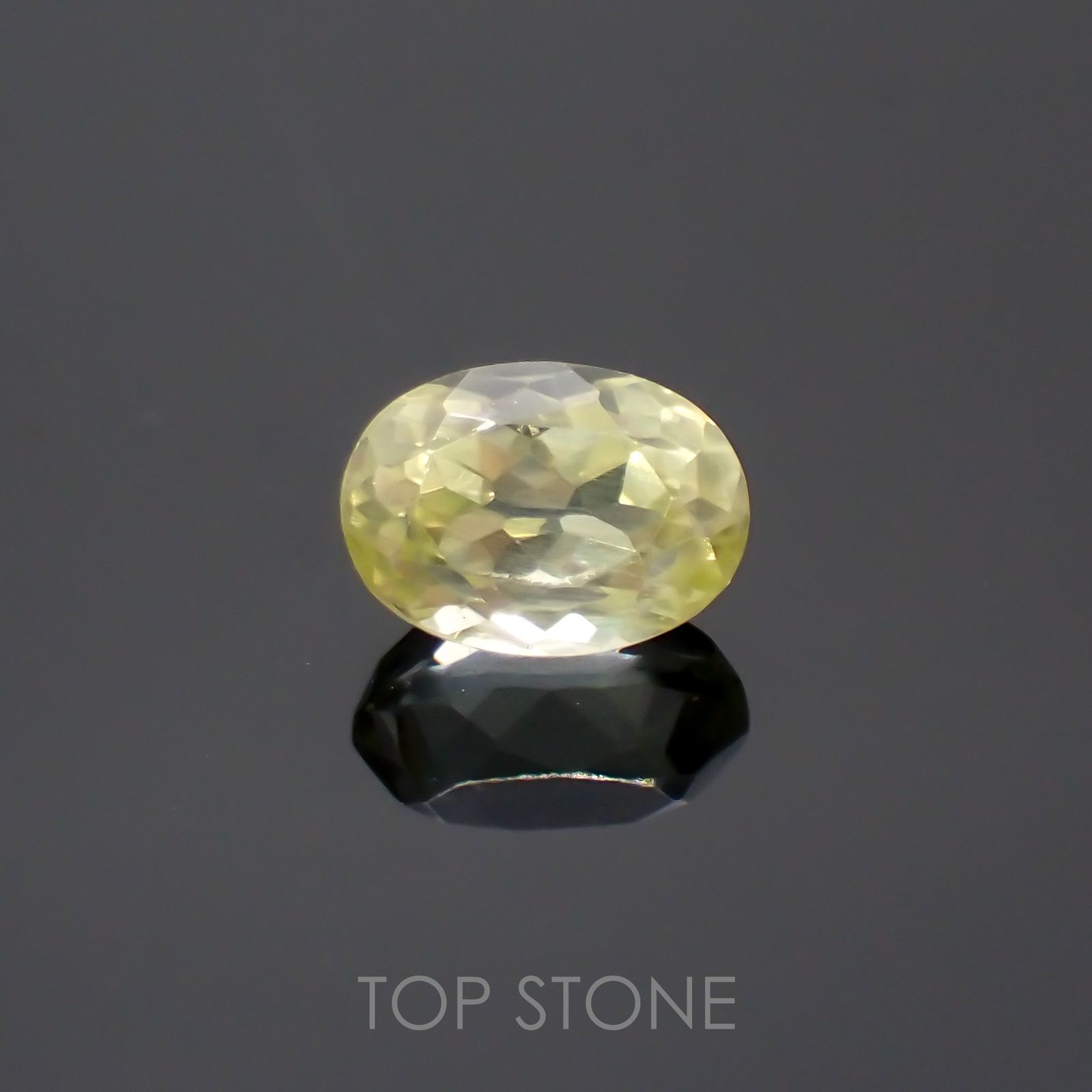 シリマナイト(宝石名シリマナイト) インド産 1.21ct 識別済[20128767]6.9×4.9mm前後
