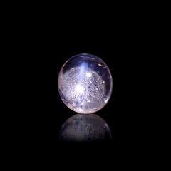 マリアライトキャッツアイ フルオレッセンス(宝石名ピンク スキャポライト・キャッツアイ)アフガニスタン産 1.418ct ソ付(彩珠)[231023944]7.9x7mm前後