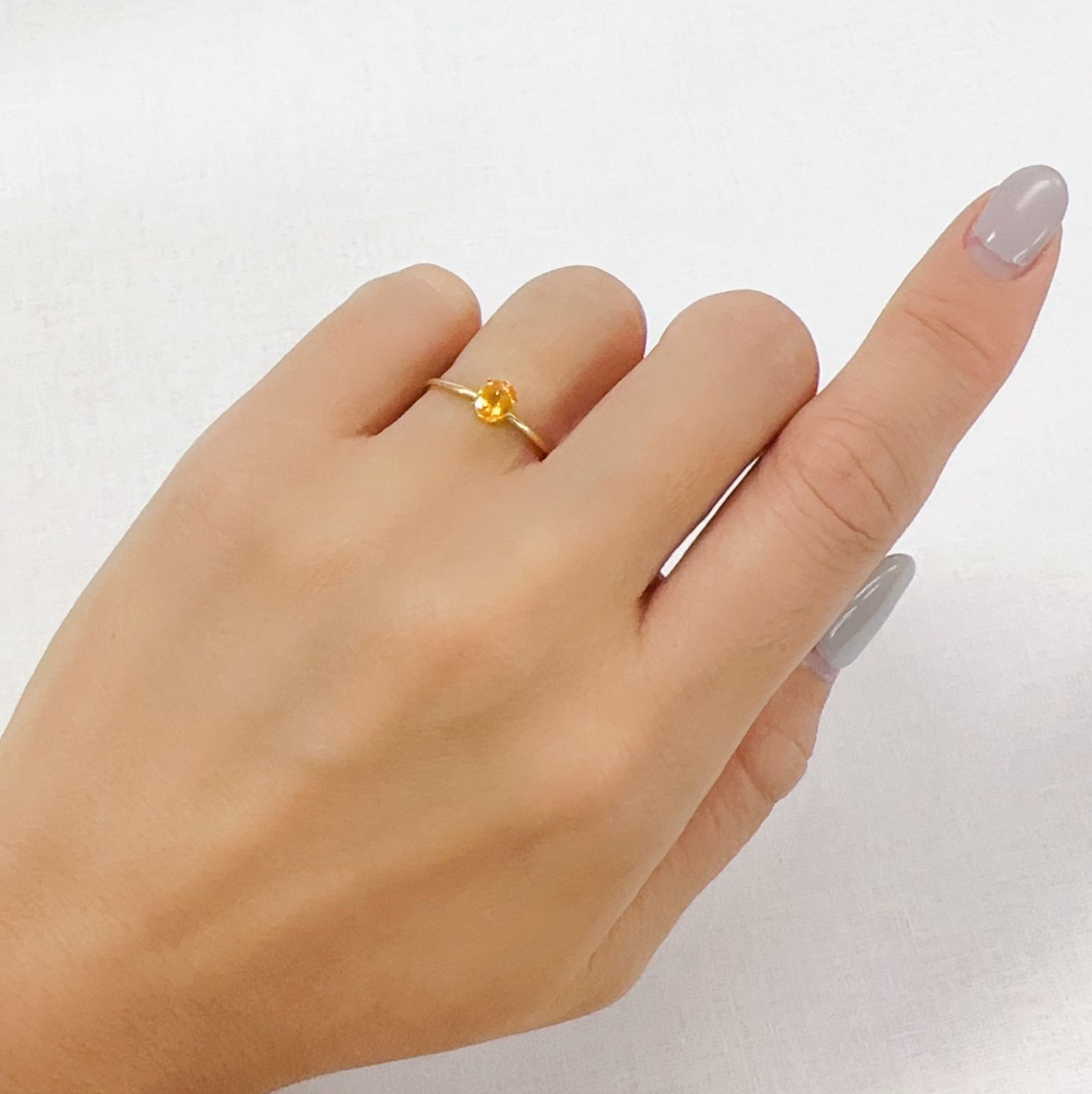 スペサルティンガーネット ナイジェリア産 0.55ct[230923377]5.2x4.1mm前後