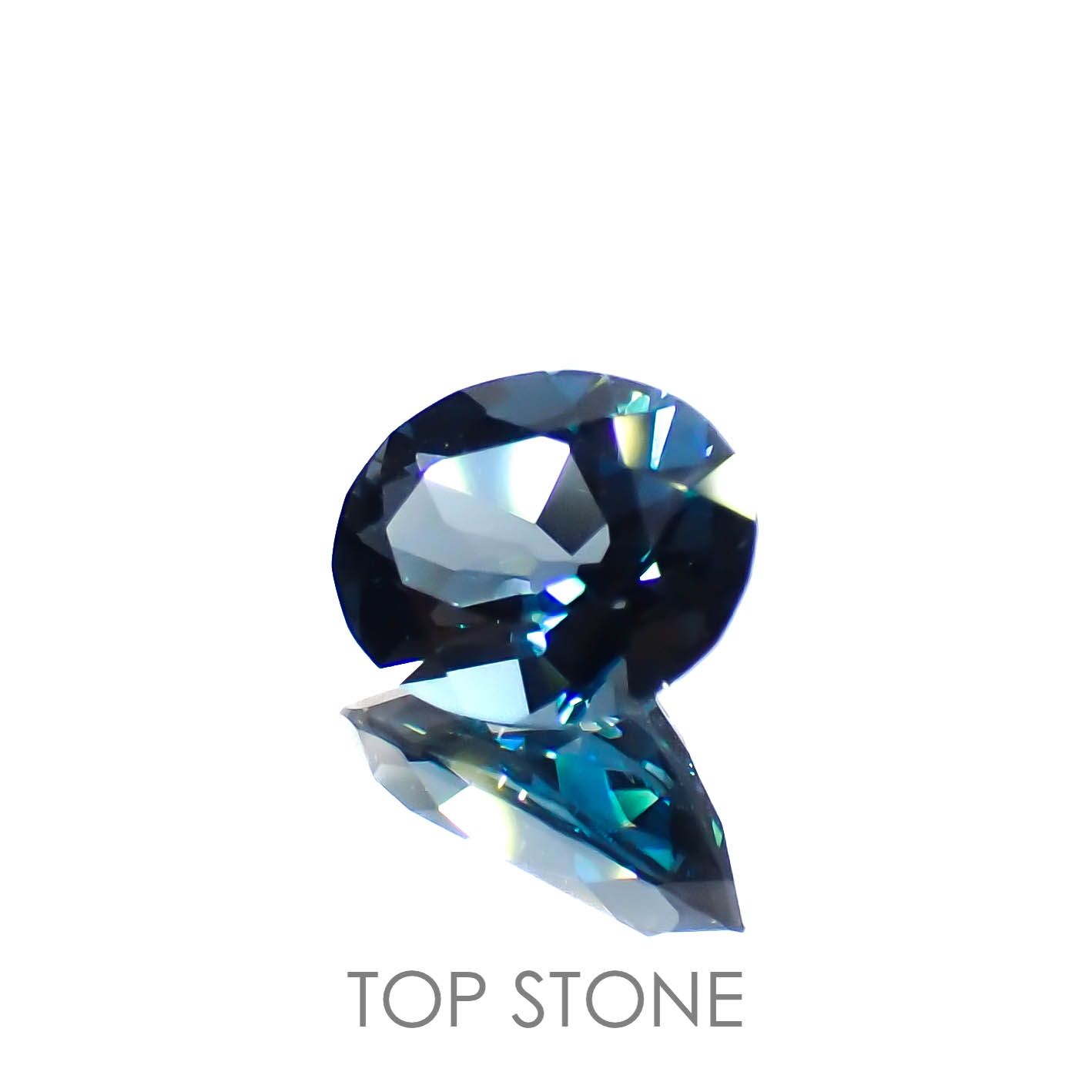 ロンドンブルートパーズ ブラジル産 1.24ct[221219312]7.8x5.9mm前後