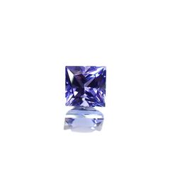 ◇プリンセスカット◇タンザナイト タンザニア産 0.42ct[240427141]4x3.9mm前後