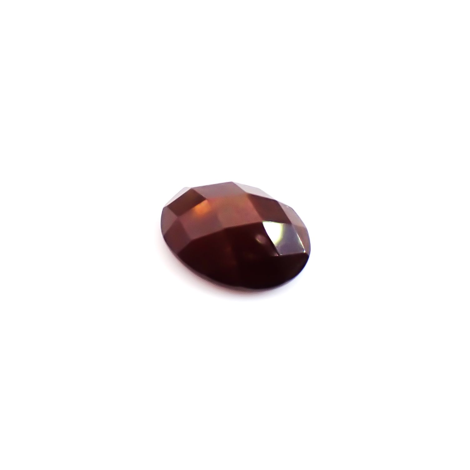 ◇チェッカーカット◇レインボーガーネット 日本・奈良県産 2.44ct / 9.7x7.3mm前後 [260932918]