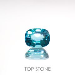 ブルーグリーンアパタイト(宝石名アパタイト)マダガスカル産 1.69ct 識別済[220515933]8x6.2mm前後