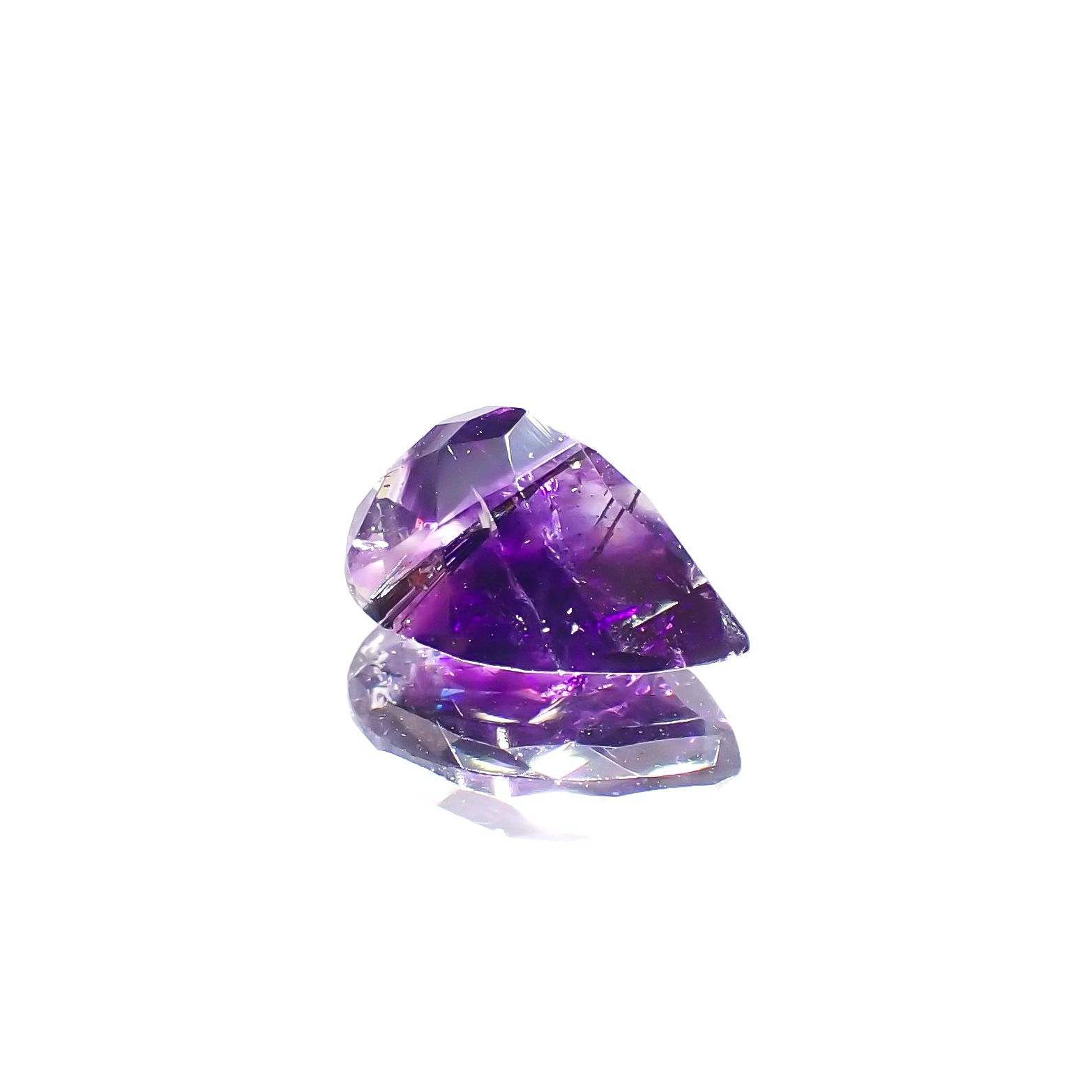 アメジストエレスチャル ナイジェリア産 2.70ct[230622440]11.2x7.9mm前後