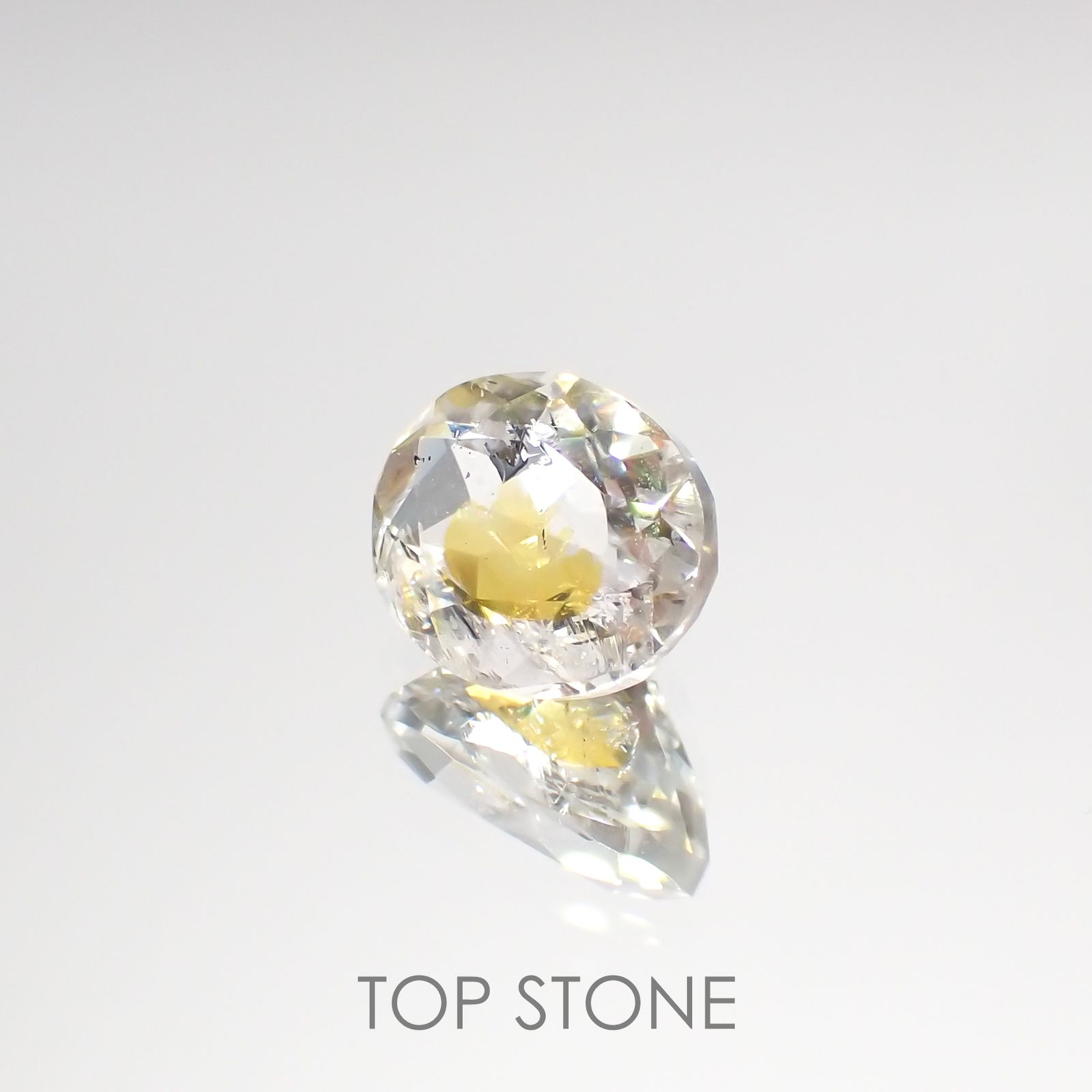 オーロラクォーツ ブラジル・ミナスジェライス産 1.85ct[220114382]8.7x7.2mm前後