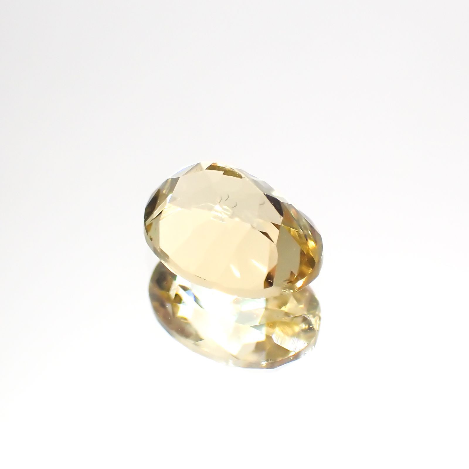 イエローベリル(宝石名イエロー・ベリル)ブラジル産 1.11ct 識別済[220114236]7.8x6mm前後