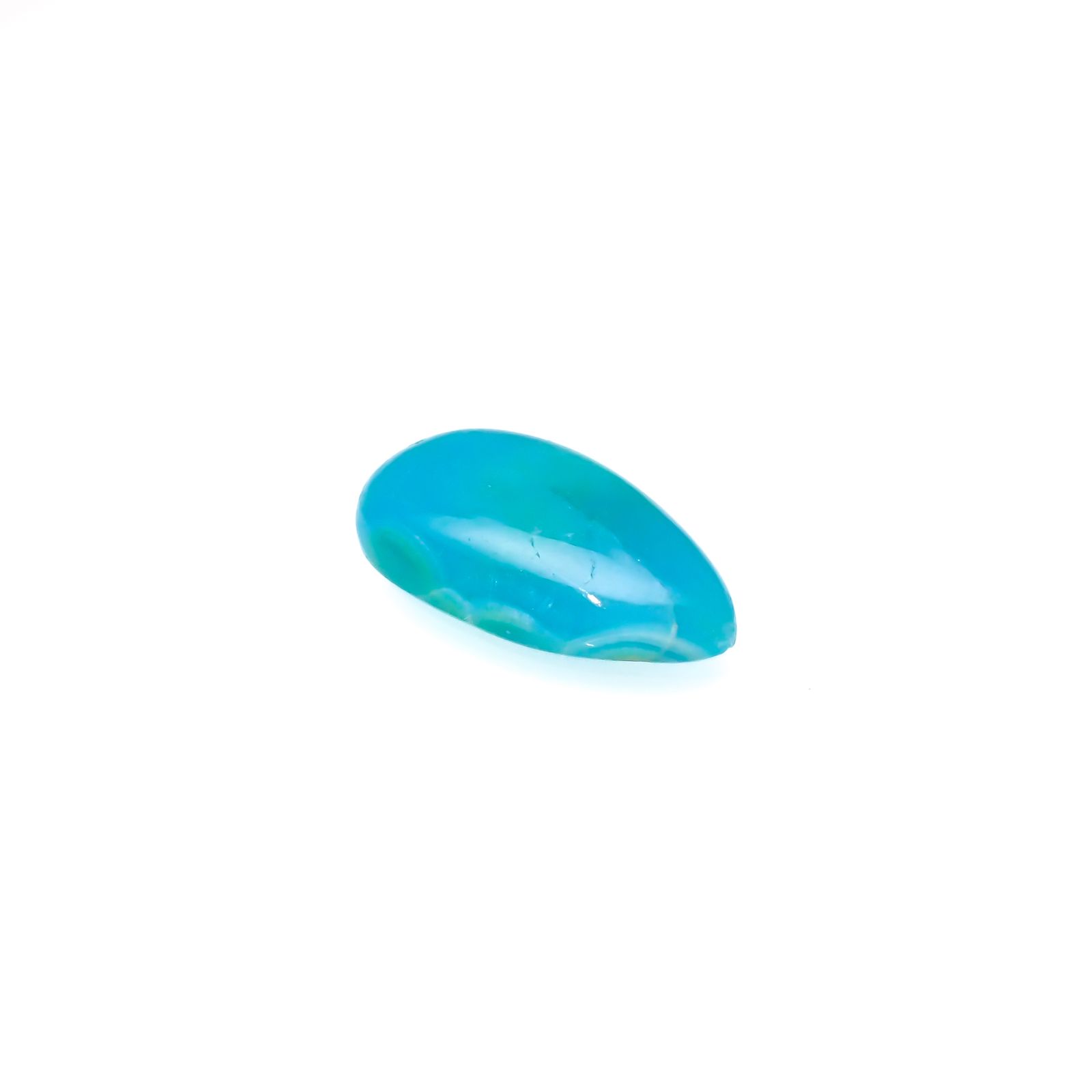 ヘミモルファイト(宝石名ヘミモルファイト)コンゴ産 13.129ct ソ付(彩珠)[231023780]20x11.3mm前後
