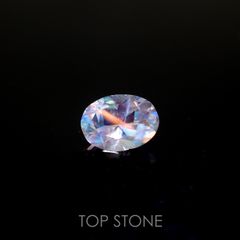 レインボームーンストーン(宝石名ラブラドライト)タンザニア産 0.93ct 識別済[220616646]7.6x5.6mm前後