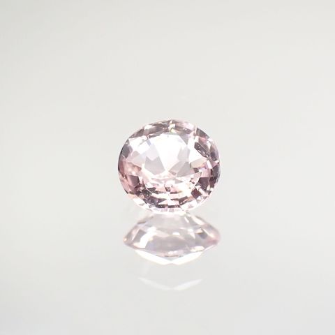 ピンクサファイア(宝石名ピンク・サファイア) マダガスカル/スリランカ産 0.47ct 識別済[210712555]4.6×4.6mm前後