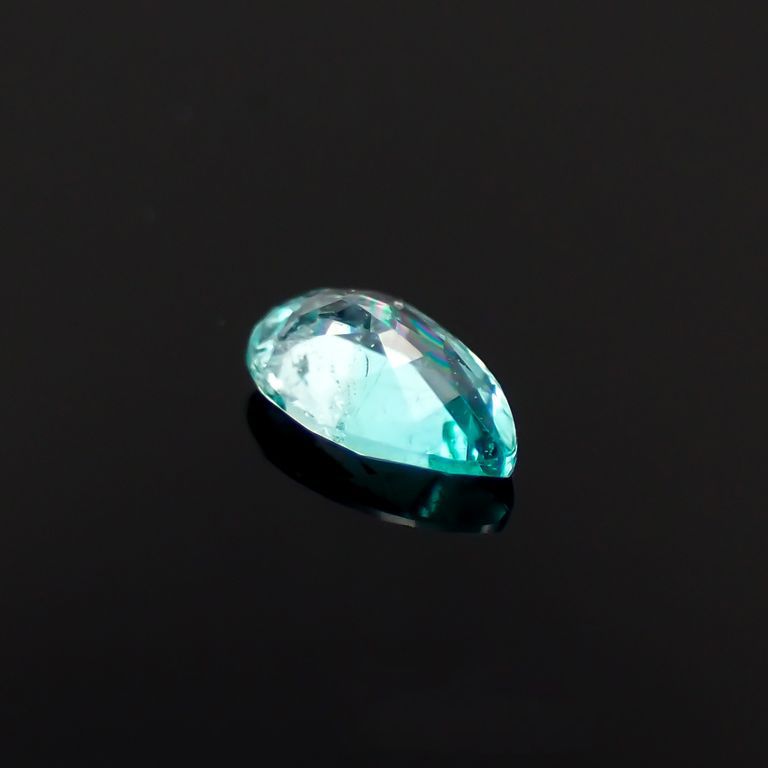 パライバトルマリン(宝石名トルマリン/別名パライバ・トルマリン)ブラジル産 0.150ct ソ付(宝貴協)[221018782]4.7x2.9mm前後