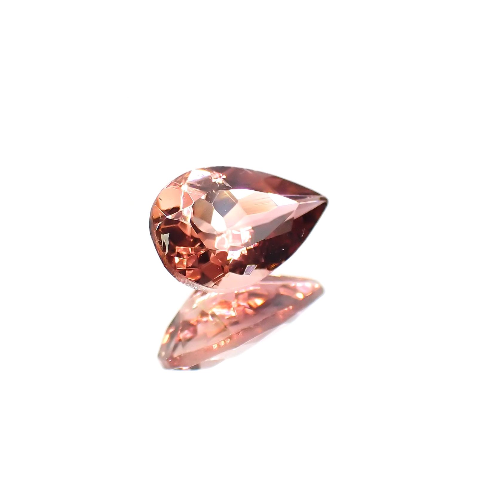 バイカラートルマリン(宝石名バイカラー・トルマリン) コンゴ民主共和国産 1.12ct 識別済[211013605]8.9×5.9mm前後