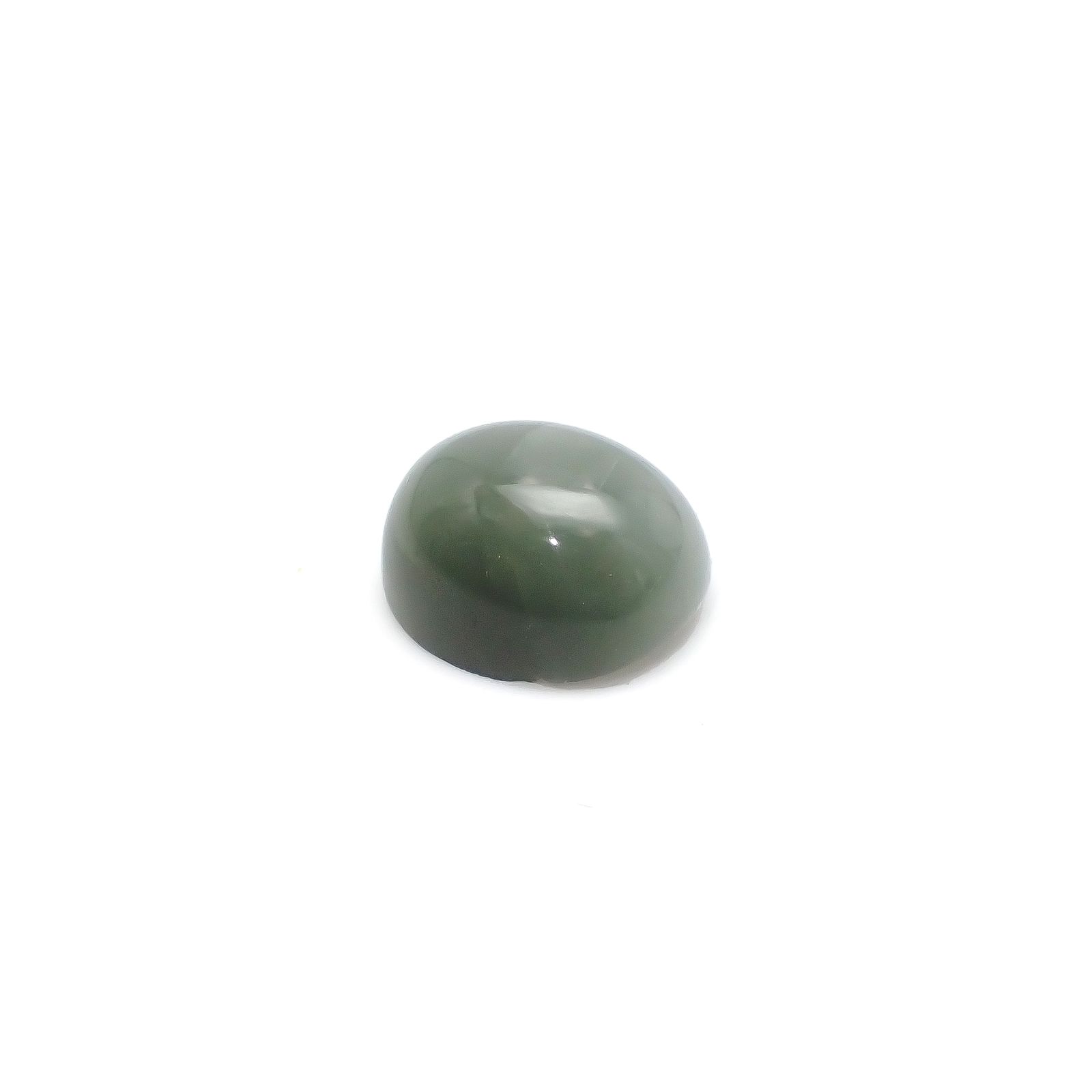グリーンアパタイトキャッツアイ ブラジル産 7.81ct[240427180]12.5x10.4mm前後