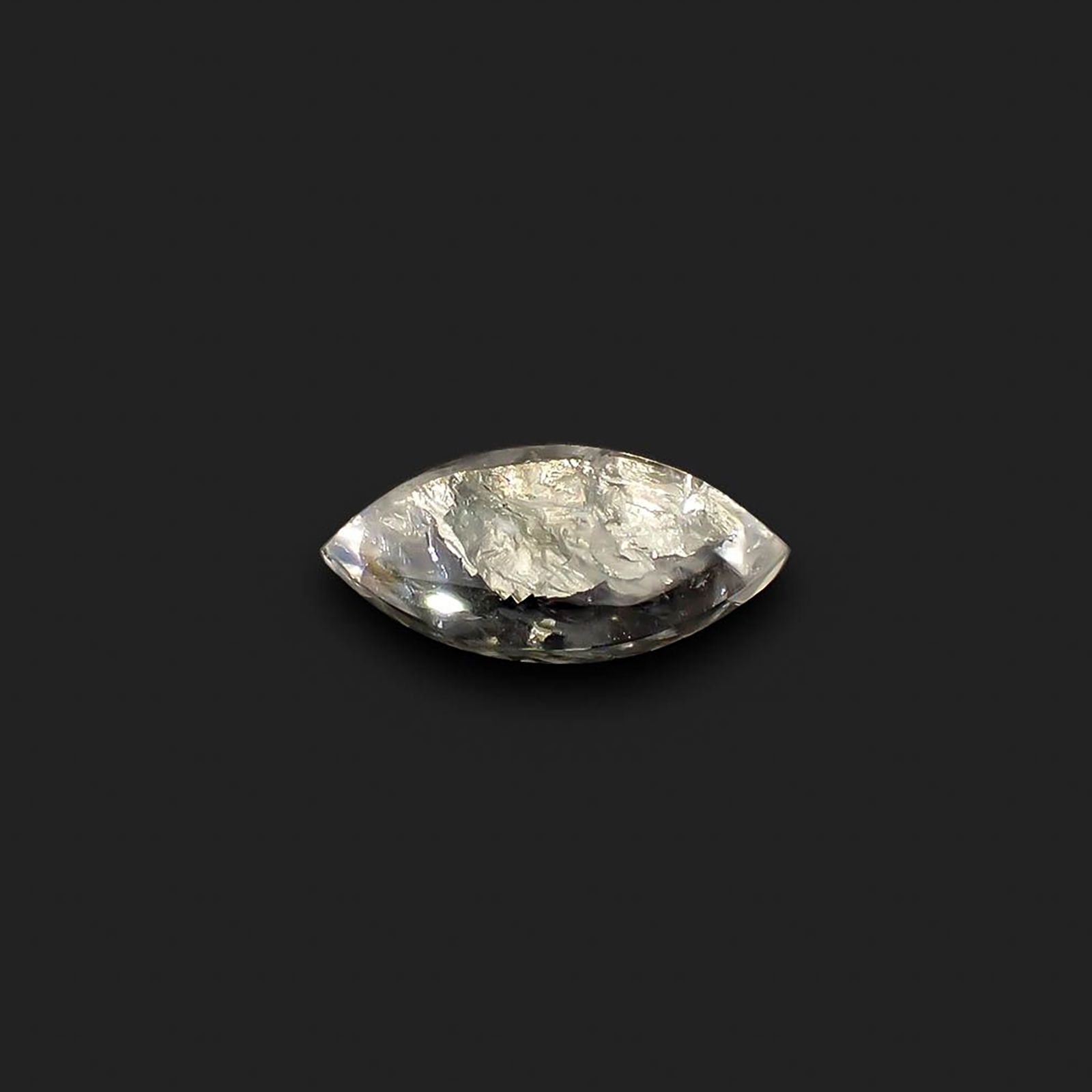 パイライトインクォーツ ブラジル産 8.59ct[240225918]21.3x9.7mm前後