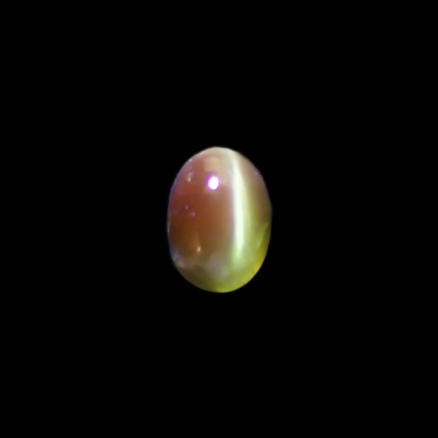 アレキサンドライトキャッツアイ インド産 0.48[220114571]4.6x3.3mm前後
