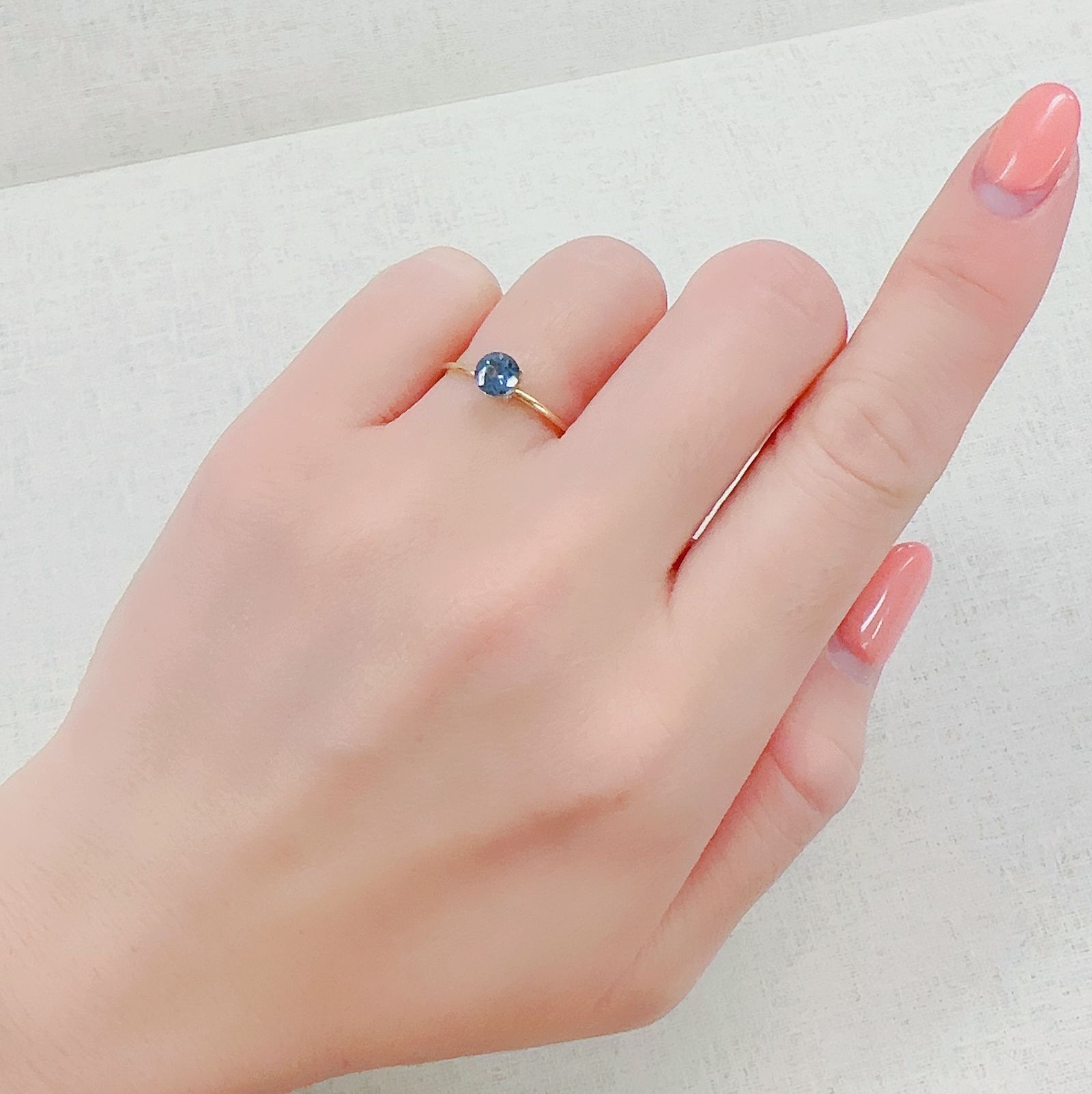 モンタナサファイア アメリカ・モンタナ州産 0.60ct[230321131]4.9x4.9mm前後