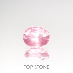シルキーピンクスピネル(宝石名ピンク・スピネル) タンザニア産 0.86ct 識別済[210812897]6.3×4.9mm前後
