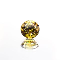 グロッシュラーアンドラダイトガーネット(宝石名グロッシュラー/アンドラダイト・ガーネット)ナミビア産 1.66ct 識別済[220114305]6.9x6.9mm前後