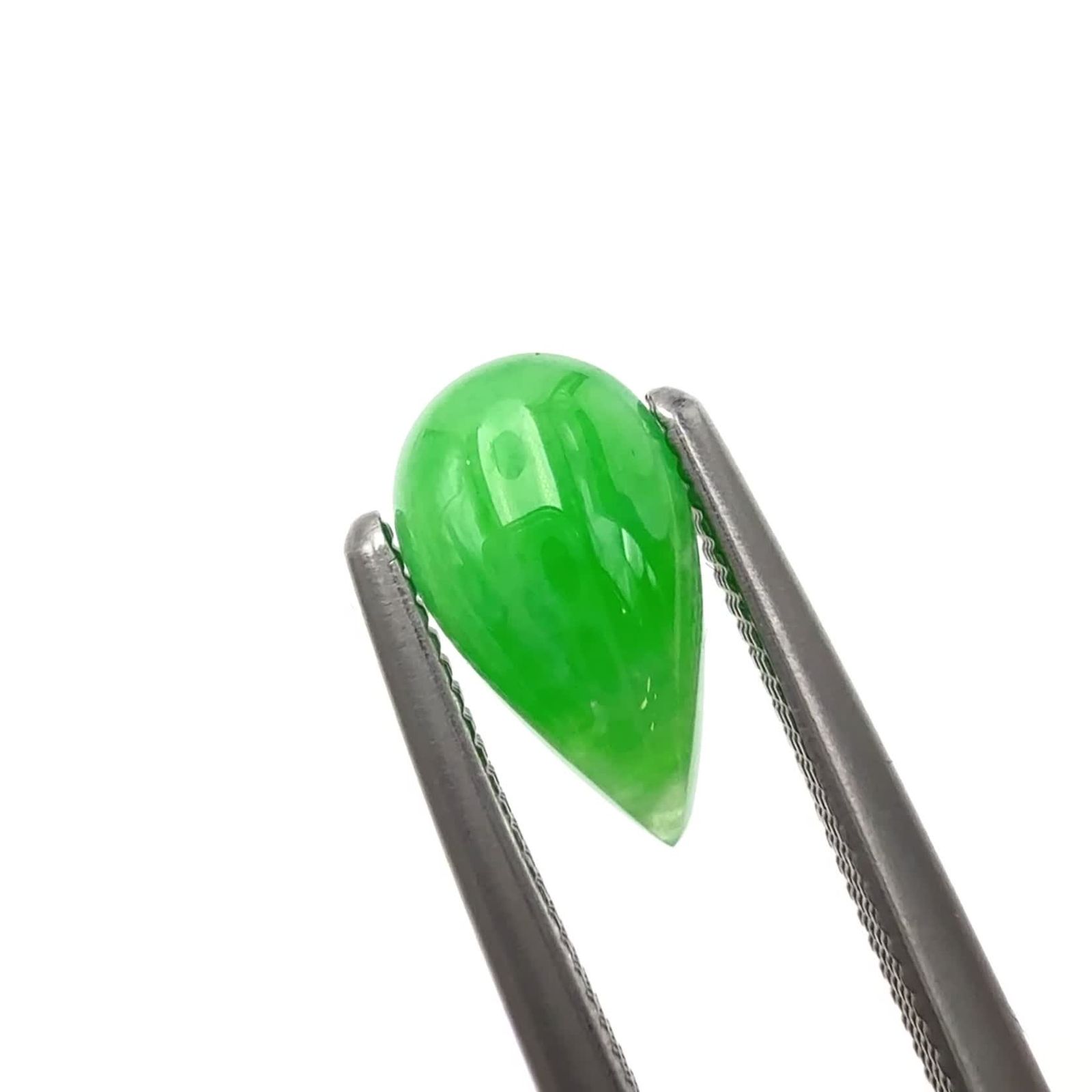 翡翠 ビルマ産 0.91ct / 8.6x4.9mm前後 [250430300] | TOP STONE