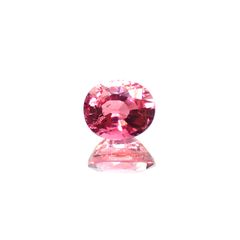 ローズピンクトルマリン(宝石名ピンク・トルマリン)ブラジル/アフリカ産 1.15ct 識別済[220114855]6.9x5.8mm前後