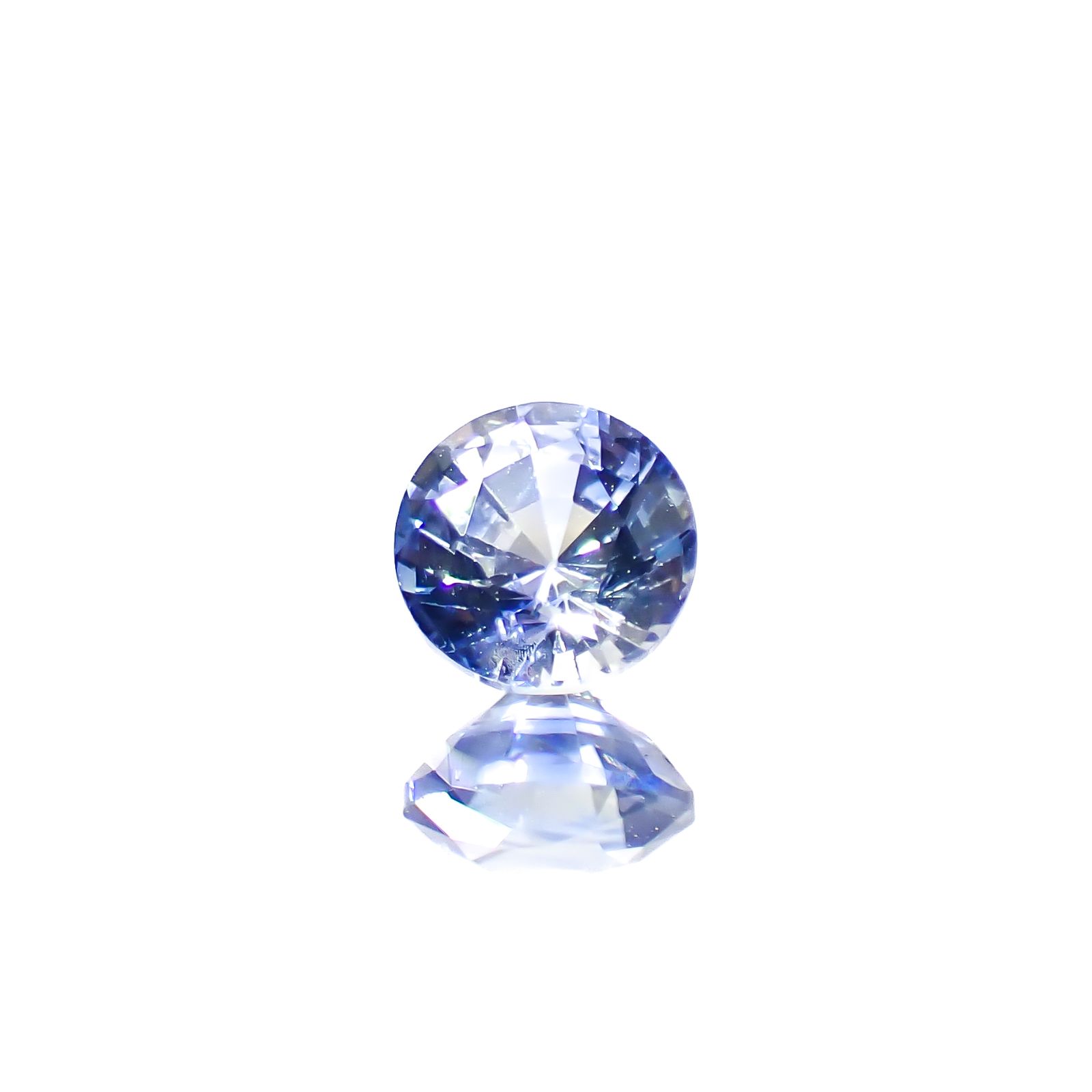 アイスブルーサファイア スリランカ産 0.47ct[240828654]4.4x4.4mm前後