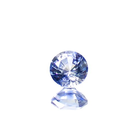 アイスブルーサファイア スリランカ産 0.47ct[240828654]4.4x4.4mm前後