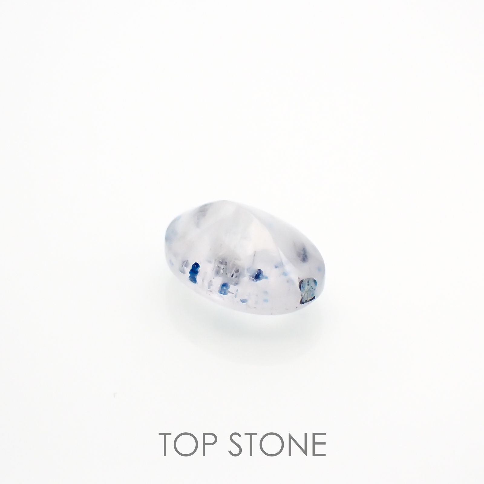 ◇バフカット◇パライバクォーツ ブラジル産 2.64ct[220115029]10.3x7.6mm前後