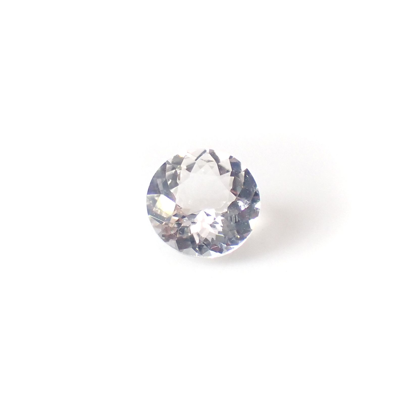 レインボームーンストーン ザンビア産 0.58ct[240326920]5.8x5.8mm前後