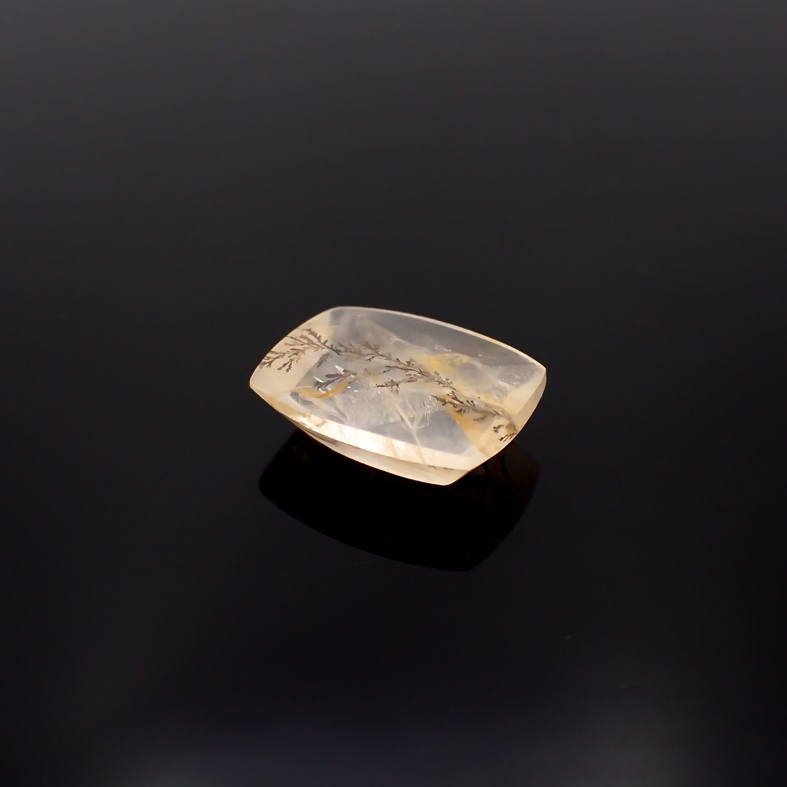 デンドリチッククォーツ ブラジル産 3.34ct[231224903]11.6x8.9mm前後