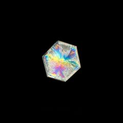 トラピッチェクォーツ 偏光板2枚付き コロンビア・ボヤカ産 39.07ct[230321100]27x24.1mm前後