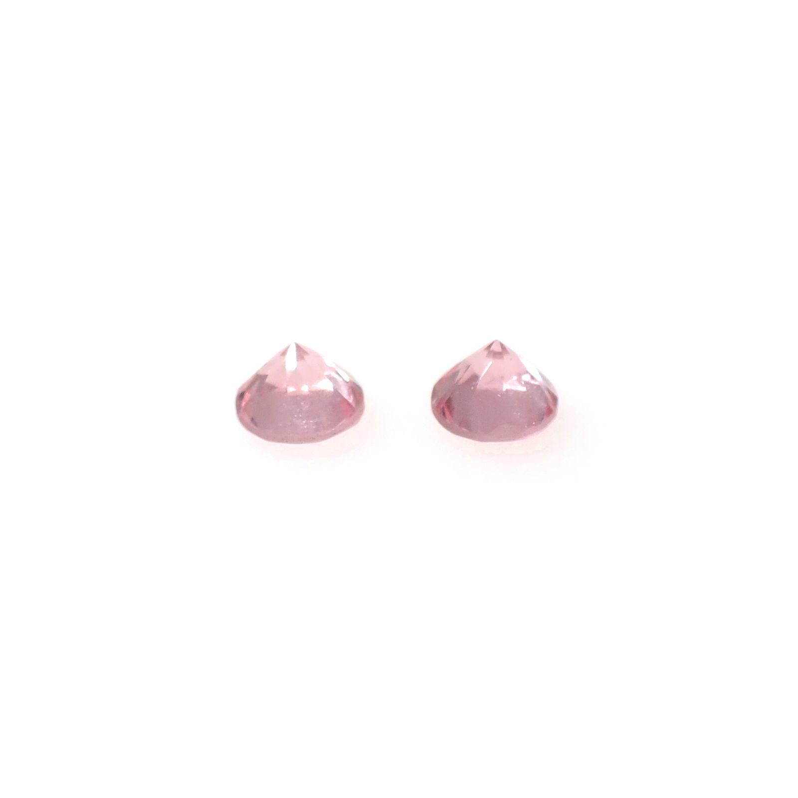 ◇ペアセット◇ピンクスピネル タンザニア産 0.39ct(2pcs合計) [250730791]3.4x3.4mm前後