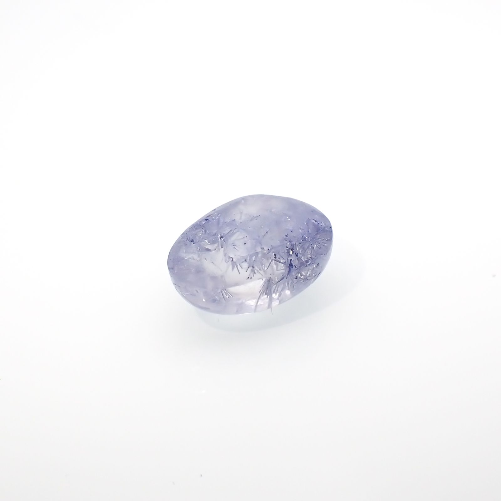 デュモルチェライトインクォーツ ブラジル産 5.01ct[230320888]9x11.9mm前後