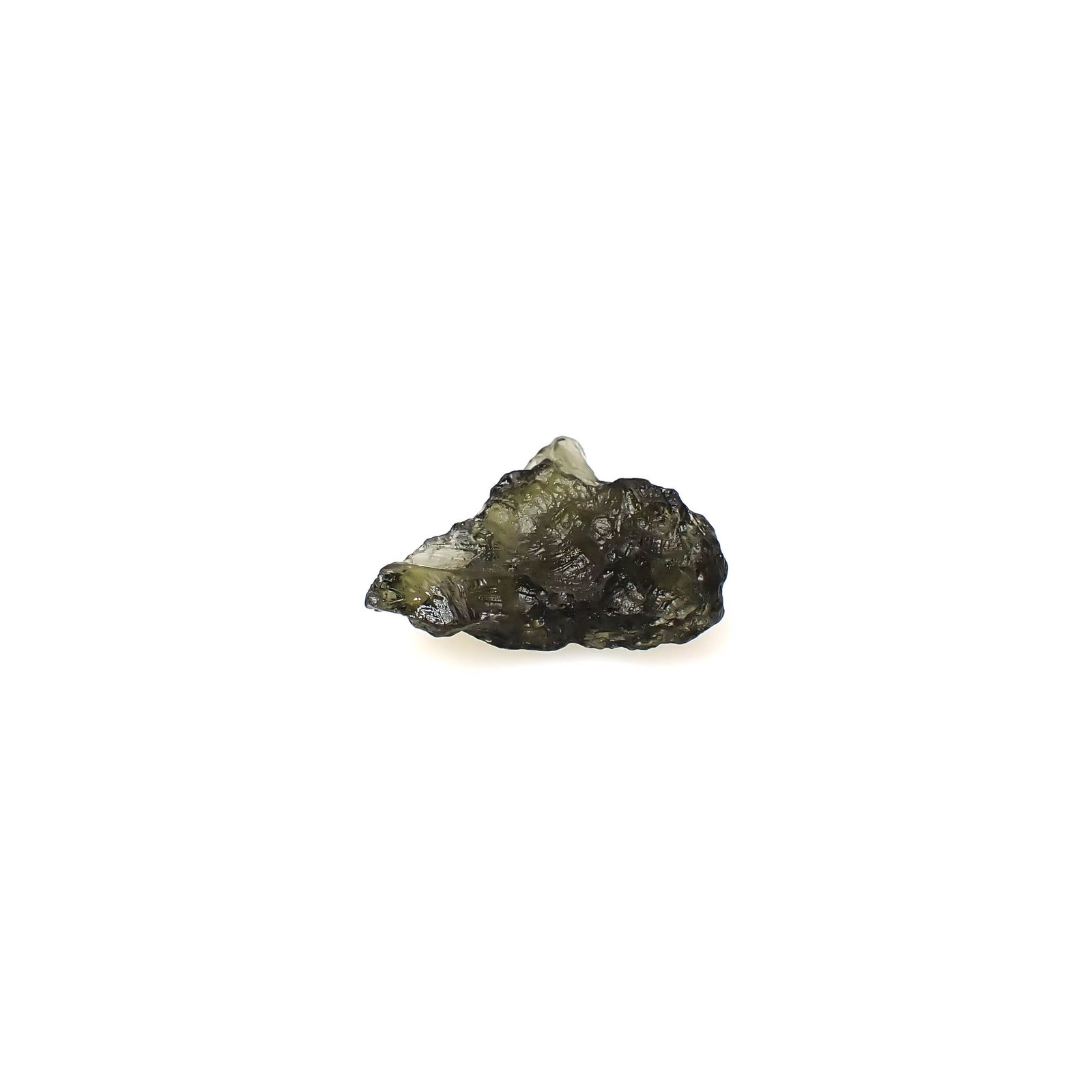 モルダバイト 原石 発見地：旧チェコスロバキア 5.66ct [241029292]18.2x13.7mm前後