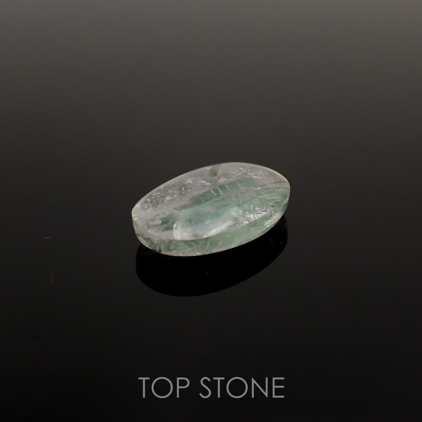 グリーントルマリンインクォーツ ブラジル・ミナスジェライス州産 8.77ct[221018312]18.2x11.8mm前後