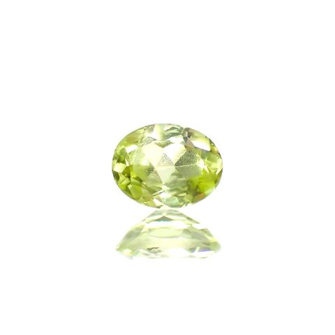 パロットクリソベリル(宝石名クリソベリル)インド産 0.39ct 識別済[220114516]5x3.9mm前後