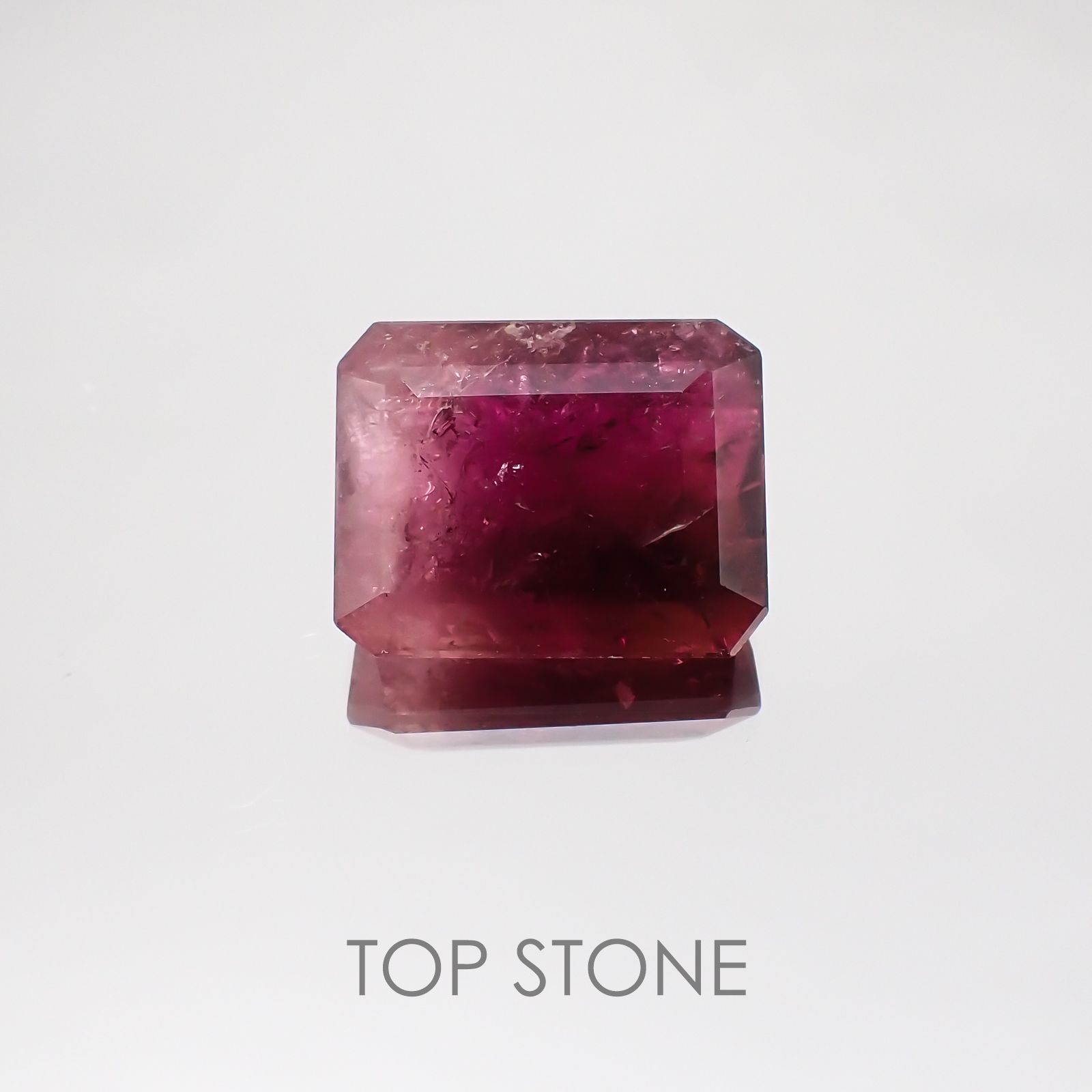 バイカラートルマリン(宝石名バイカラー・トルマリン)ブラジル産 13.589ct ソ付(彩珠)[220717190]15.8x12.6mm前後