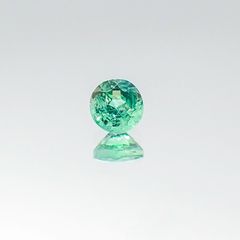 <ランダムセレクト1個販売> エメラルド ラウンドカット  コロンビア産 0.09ct前後[20096075]3×3mm前後