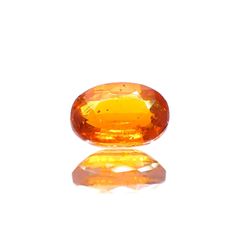 オレンジカイヤナイト(宝石名カイヤナイト) ネパール産 0.63ct 識別済[210310586]6.1×4mm前後