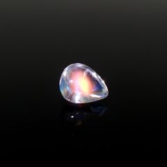 ◇バフカット◇レインボームーンストーン(宝石名ラブラドライト)マダガスカル産 1.323ct ソ付(彩珠)[240427204]7.9x6.6mm前後