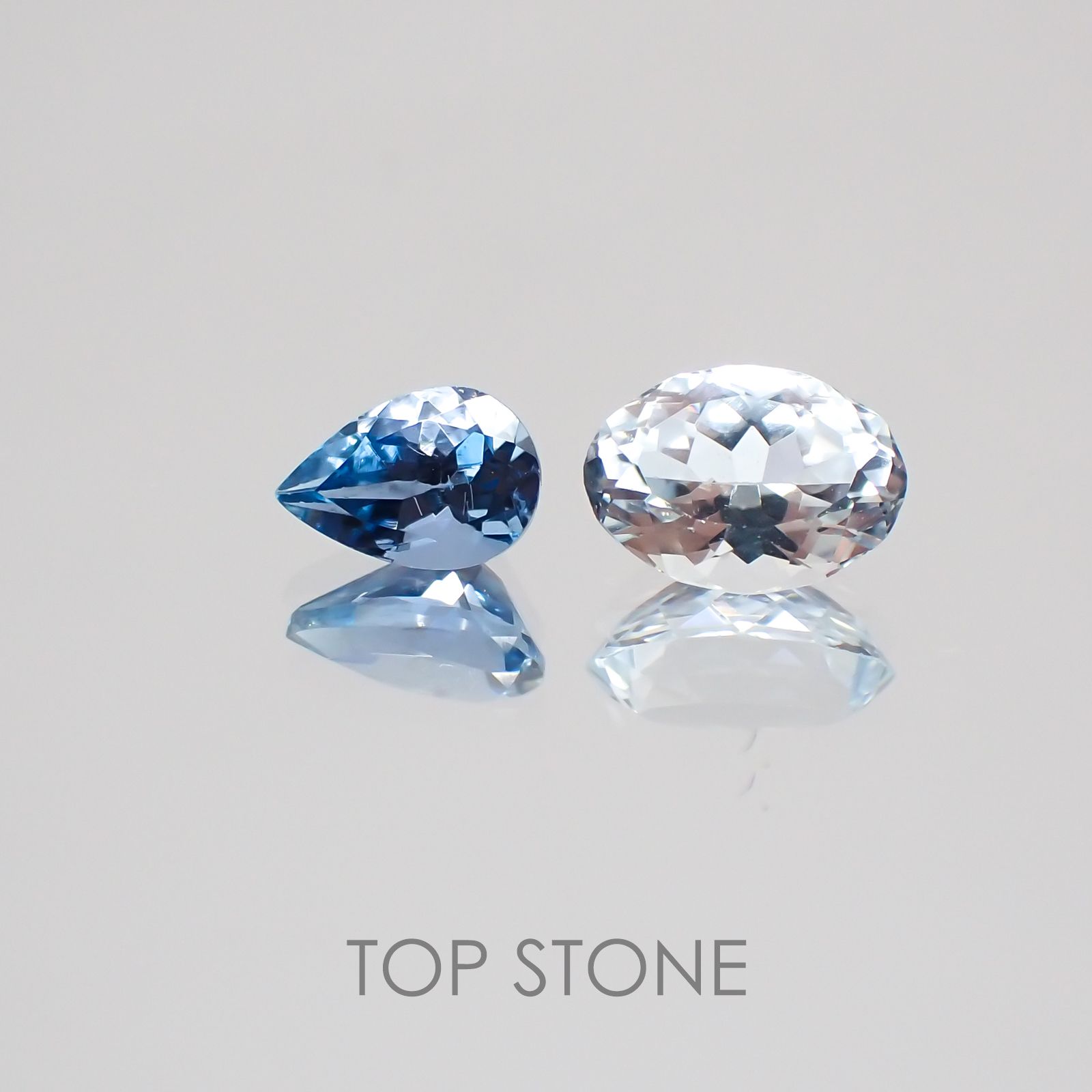 サンタマリア アクアマリン ブラジル産 ルース 0.39ct[21019119]5.9×3.9mm前後