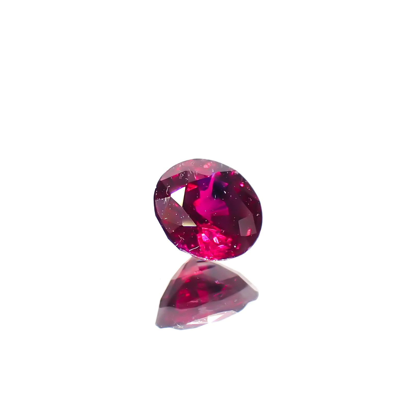 ルビー 非加熱 ビルマ産 0.41ct[240628053]4.2x4.2mm前後