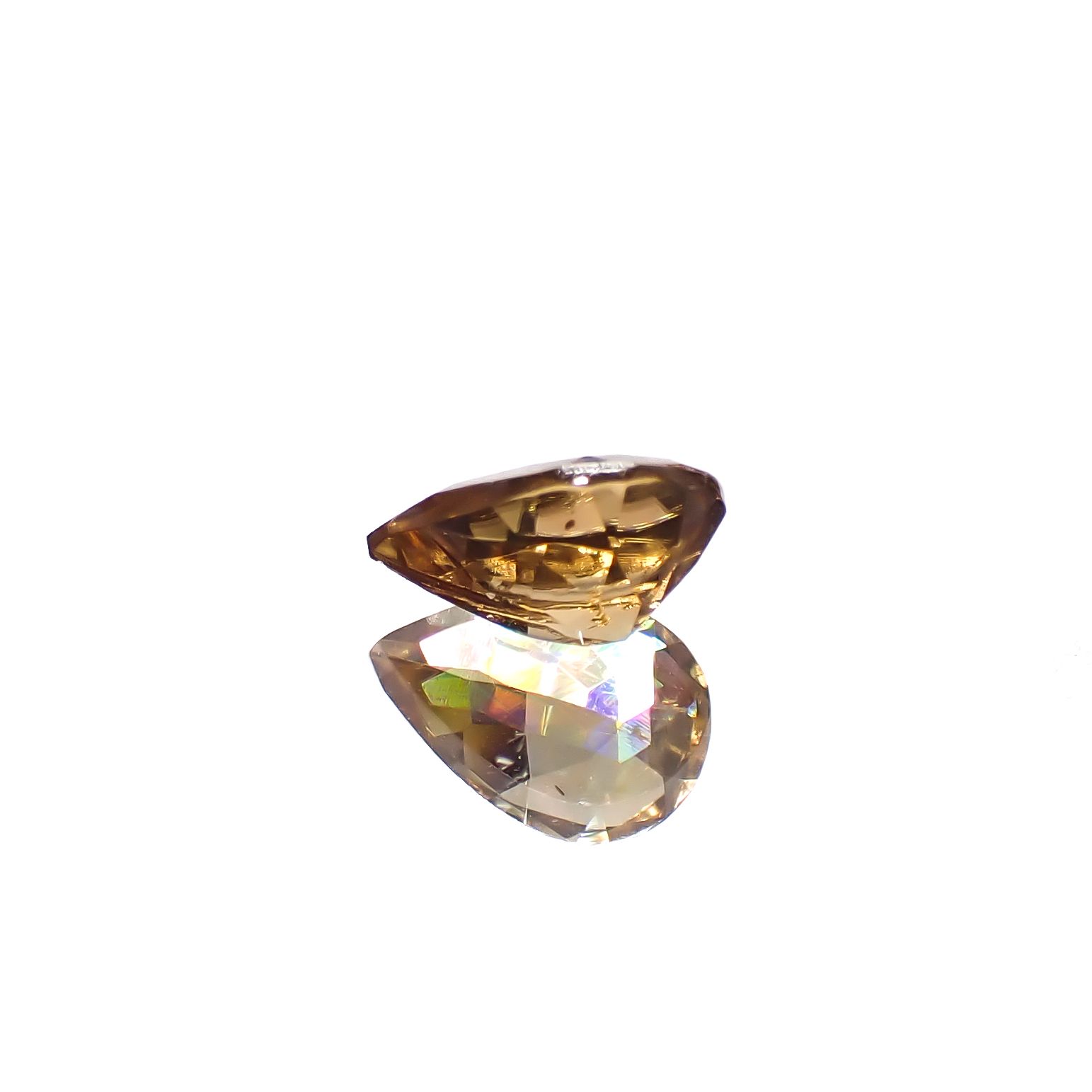 オレンジジルコン スリランカ/カンボジア産 1.13ct[240728527]7.5x5.1mm前後