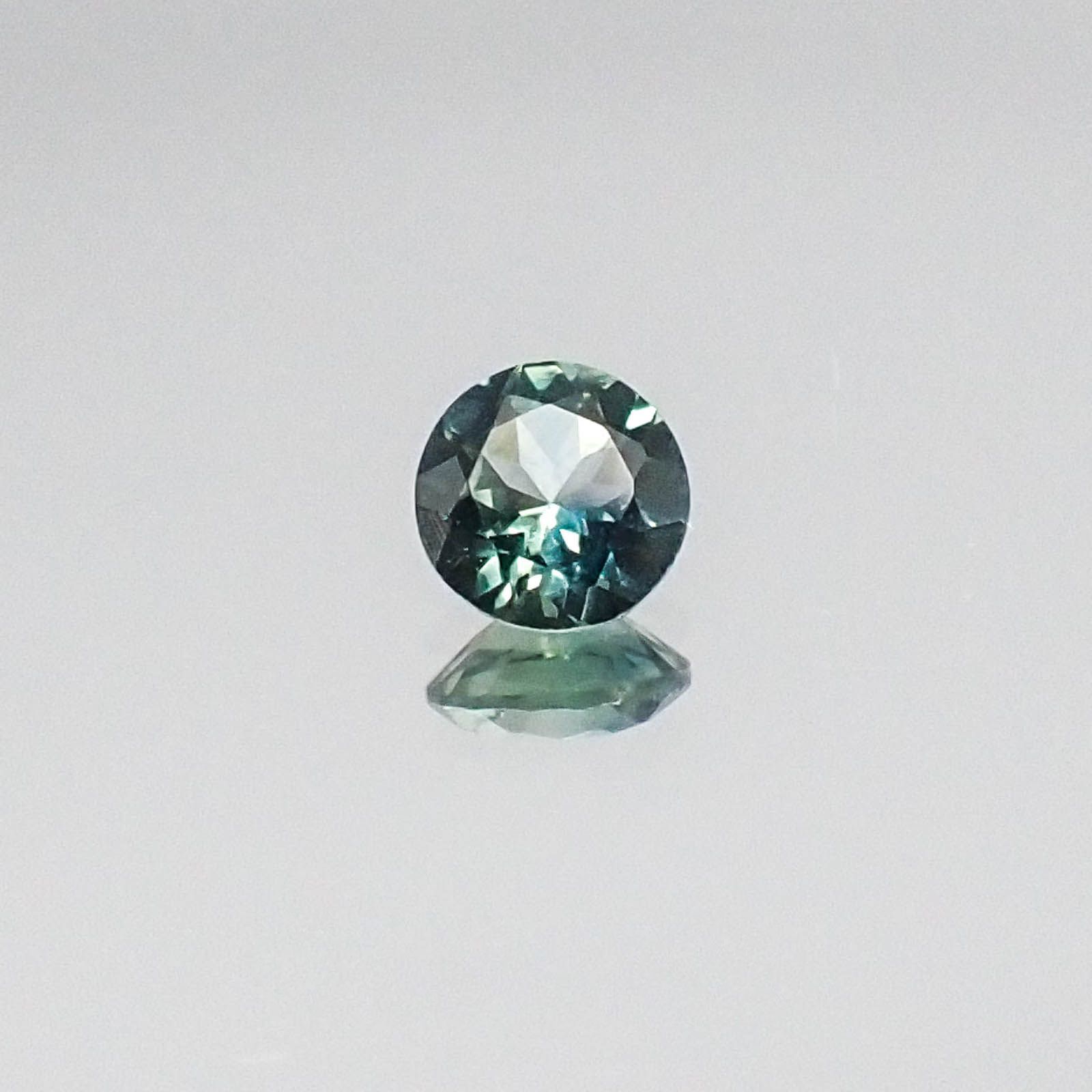 モンタナサファイア アメリカ産 ルース 0.43ct[20073880]4.5×4.5mm前後