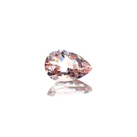 モルガナイト(宝石名モルガナイト)ナイジェリア産 1.08ct 識別済[220114004]9.1x6.2mm前後