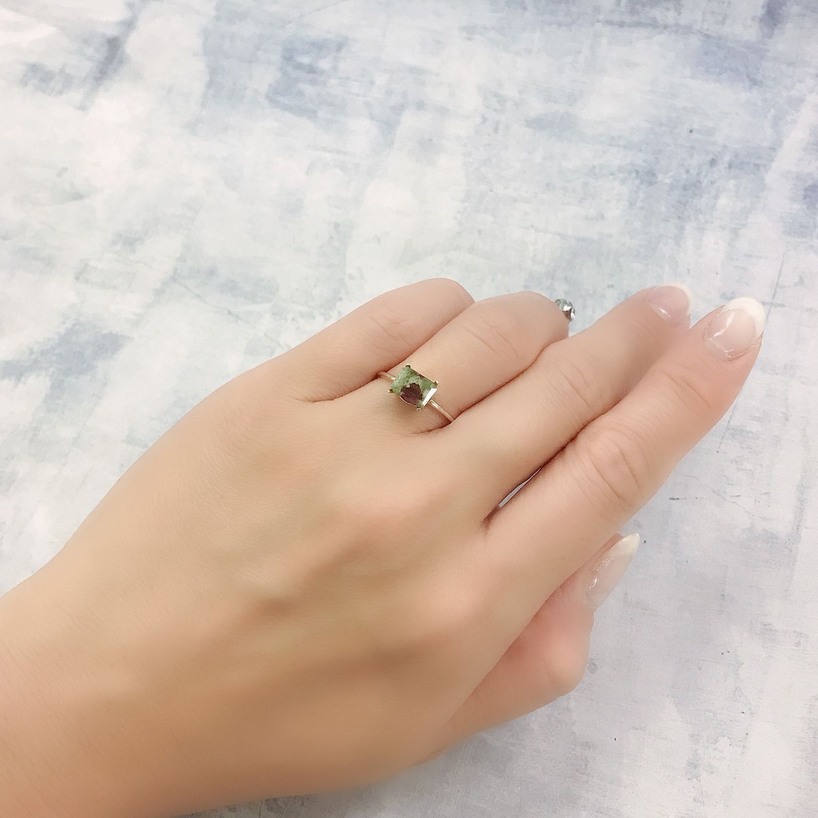 ゼブラトルマリン ブラジル産 1.24ct[220716934]7.3x5.2mm前後