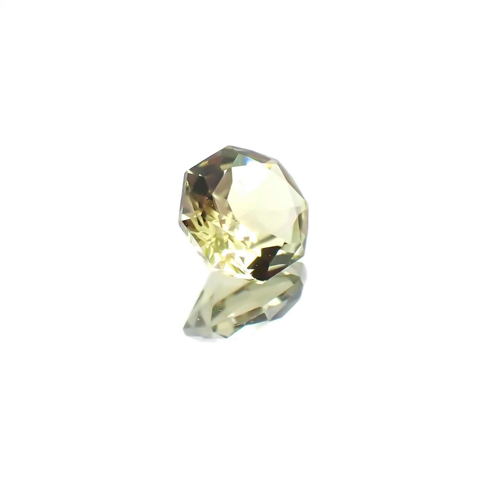 ◇オクタゴンカット◇グリーントルマリン SA(宝石名グリーン・トルマリン)ブラジル産 0.49ct 識別済[231124200]5.1x5.1mm前後