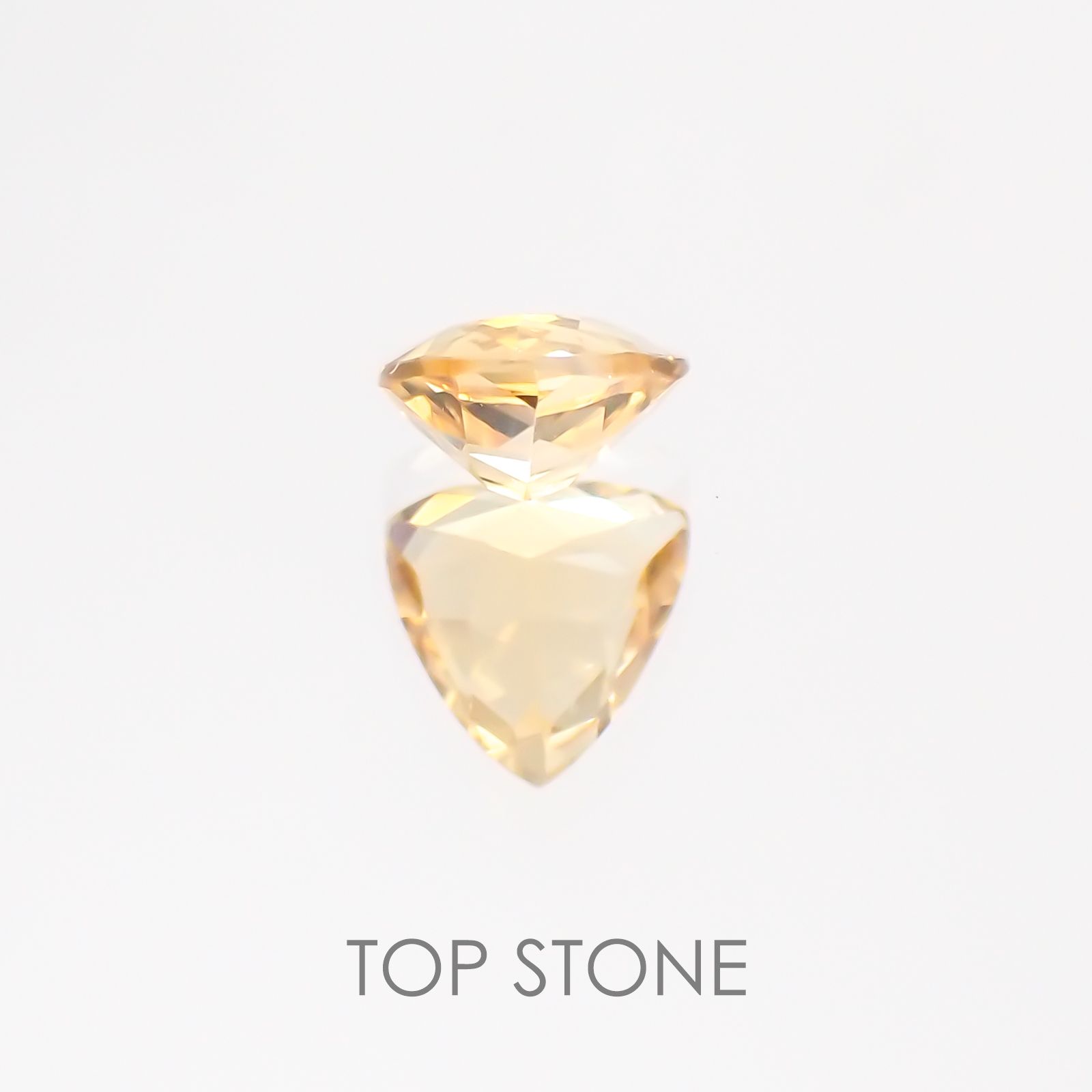 インペリアルトパーズ(宝石名トパーズ) ブラジル産 0.36ct 識別済[20127867]4.5×4.9mm前後
