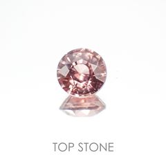 ピンクジルコン スリランカ,カンボジア産 ルース 1.3ct[20128057]6.1×6.1mm前後